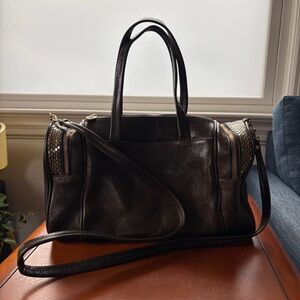 Rare Calleen Cordero Leather Crossbody Convertible Bag